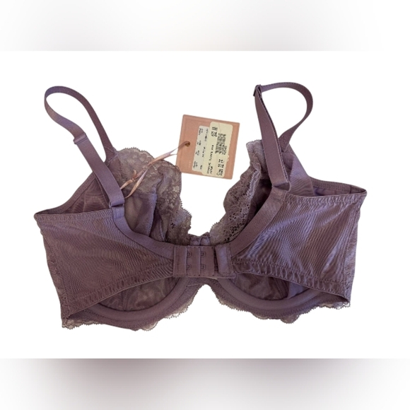 Panache NWT Plunge Ava Dusky Lilac Lace Bra Size 32FF - Picture 2 of 6